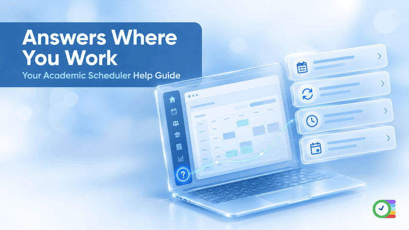 How to Use Academic Scheduler: Complete Help Guide