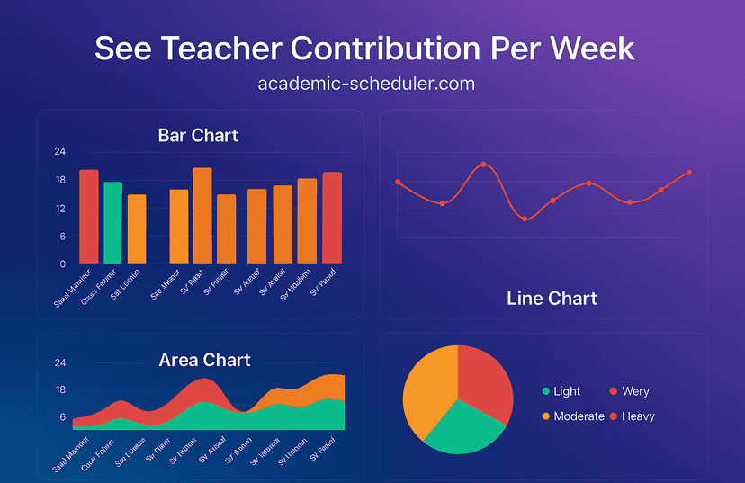 Teacher Workload per Week: See It at a Glance