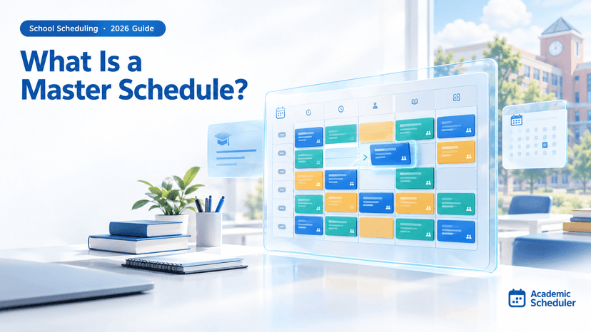 What Is a Master Schedule? Definition & Examples