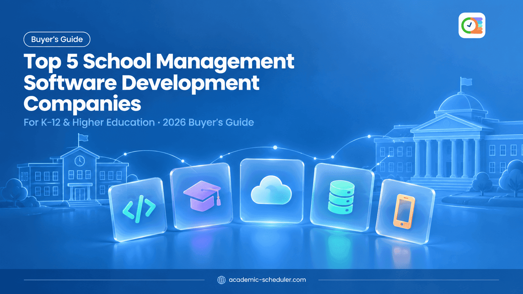 Top 5 School Management Software Development Companies — Academic scheduling article illustration